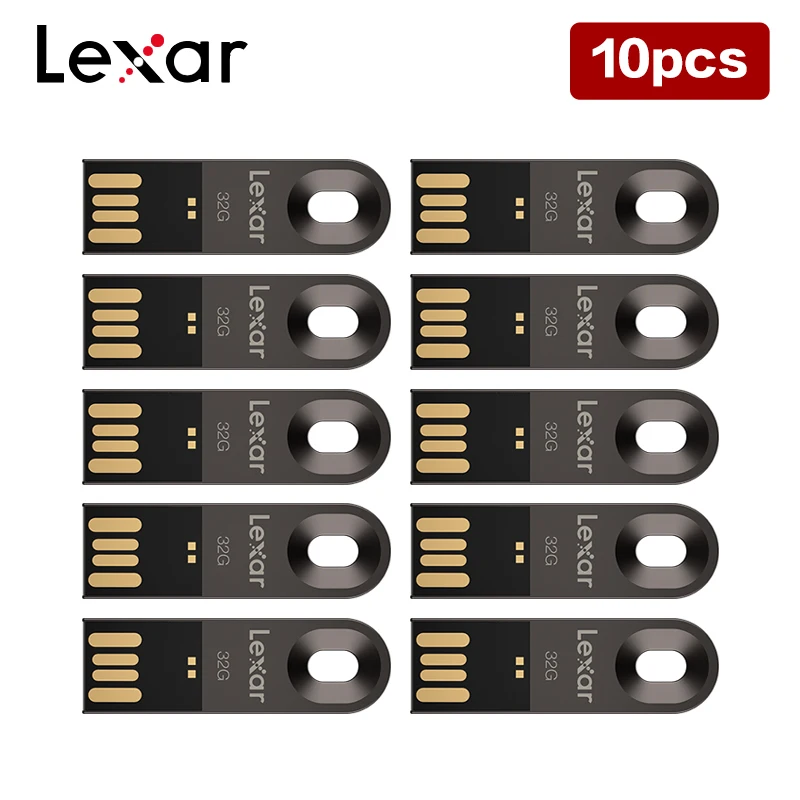 20pcs/lot Original Lexar M25 Usb Flash Drive 16gb 32gb Metal Pendrive
