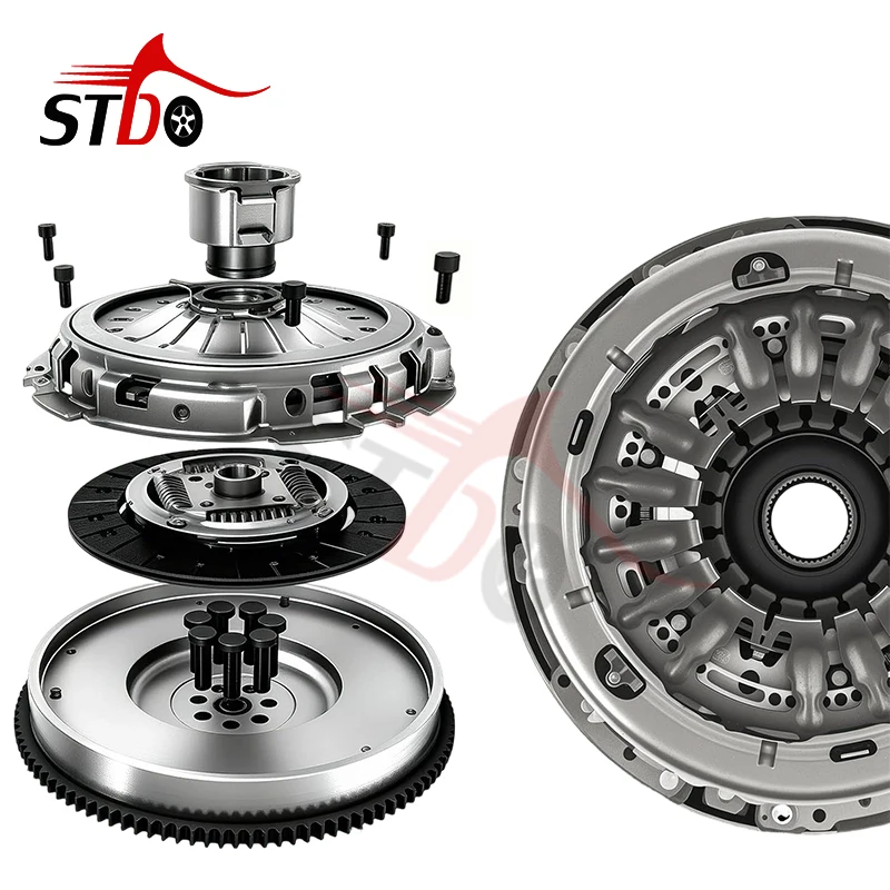STDO 6DCT250 DPS6 자동 변속기 클러치 키트(포드 포커스 피에스타 B-Max Ecosport 2011-2019용 포크 레버 포함) 602000800 교체