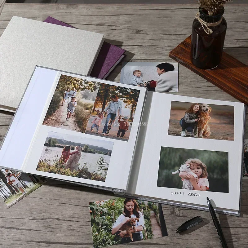フォトアルバム 自己粘着ページ スクラップブック 磁気フォトアルバム