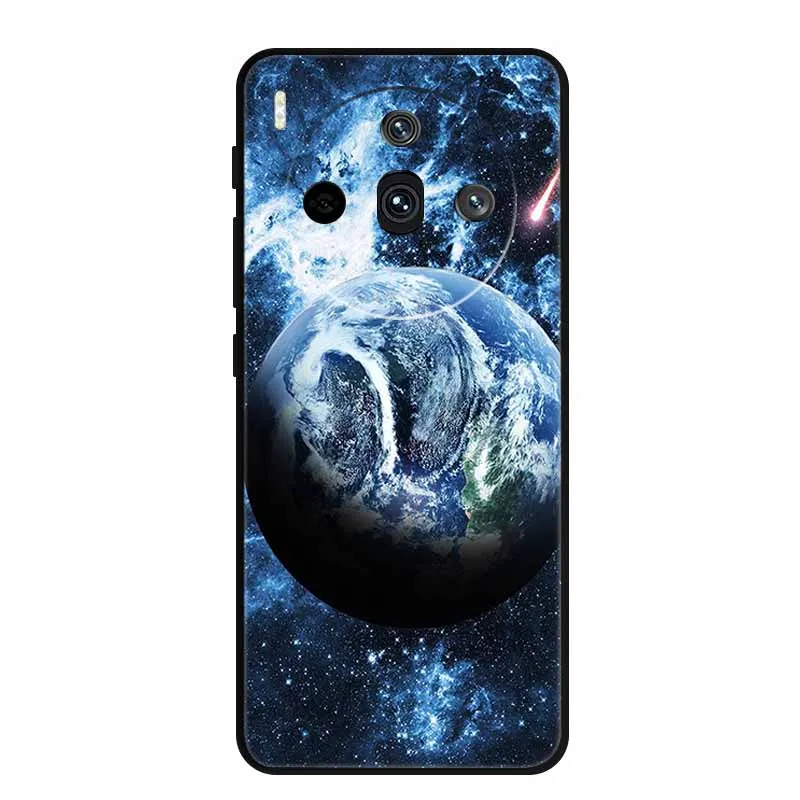 Sleek Black Silicone Fashion Phone Case – 6.78 Soft Back Cover
