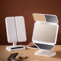 Smart Mirrors Makeup Table Mirrors Makeup Mirrors LED Lights Vanity Mirrors with Magnification Trifold Cosmetic Mirrors 180 1