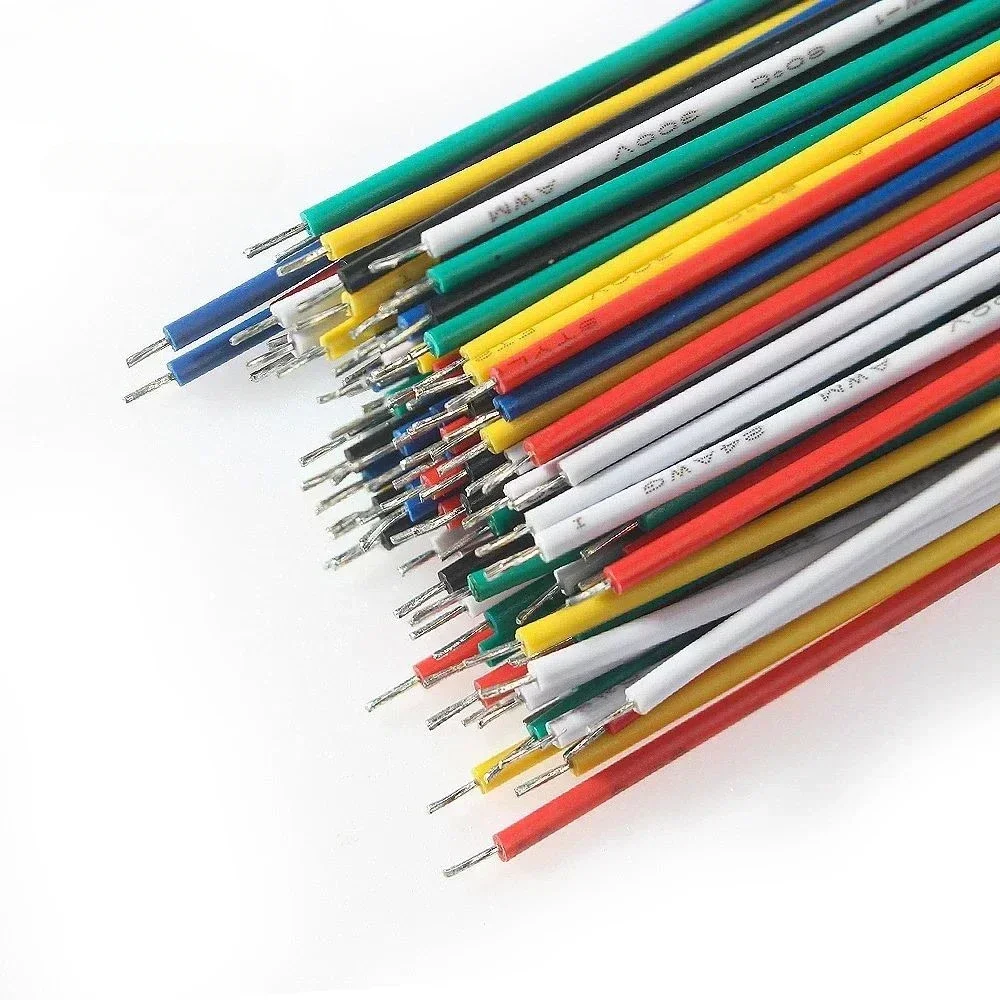 120PCS 6 Color Tin-Plated Breadboard PCB Solder Cable 24AWG / 26AWG Jumper Wire DIY Kit High-Quality Electronic Wires Diy Kits solder cable jumper wire kit