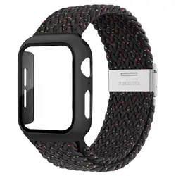 Enhanced Nylon Strap and Protective Case with Elastic Braided Band - Series 3 2 1 - 42mm (4 - BUnitySB)