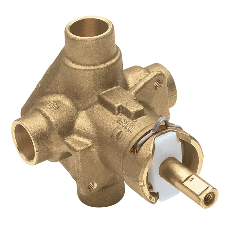 

Pressure Balanced Shower Rough Inlet Valve, 1/2Inch CC Connection, 2520 Faucet Adjustable Hot And Cold Mixing Valve