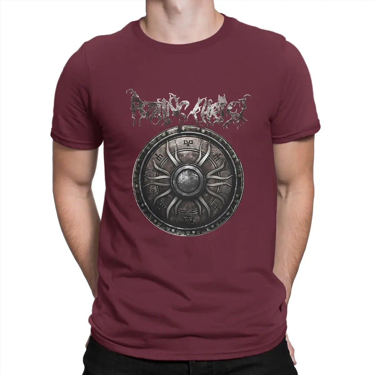 Camisetas para hombre BAND, camisetas novedosas de algodón, camisetas de manga corta de Cristo en descomposición, camisetas de cuello redondo, ropa 4XL y 5XL