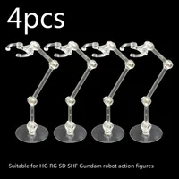 Hot! 1/4pcs Doll Stands Figure Display Bracket Action Base For 1/144 SHF Robot Model 1