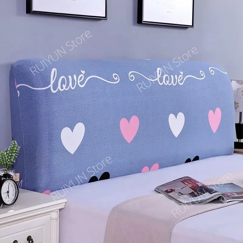 Print All-inclusive Bed Head Cover Spandex Elastic Bed Headboard Cover Head Back Protective Soft Dust Protector bed headboard cover
