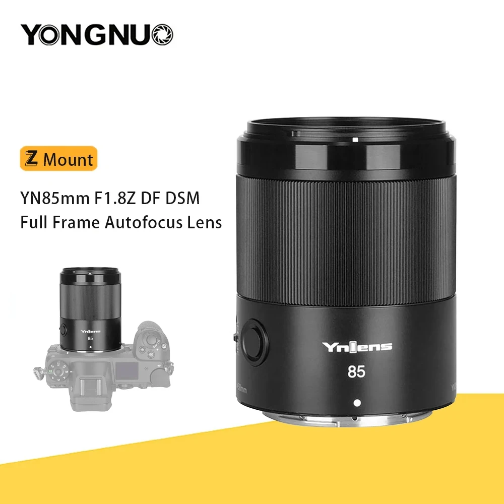 Yongnuo Yn85Mm F1.8Z Df Dsm Full Frame Autofocus Lens Montaggio In Metallo Af Prime Lens Per Nikon Z Mount Z5 Z6 Z7Ii Mirrorless Camera