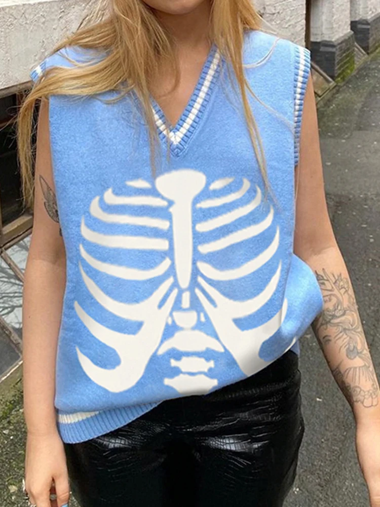 Sleeveless Blue