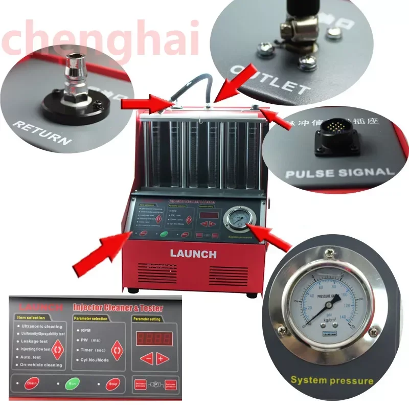 

Original for Launch CNC602A CNC-602A Fuel Injector Clean and test Machine