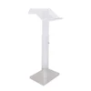 Acrylic Podium Stand, Conference Pulpit 31.50-51.18inch Adjustable Height Transparent Podium 4