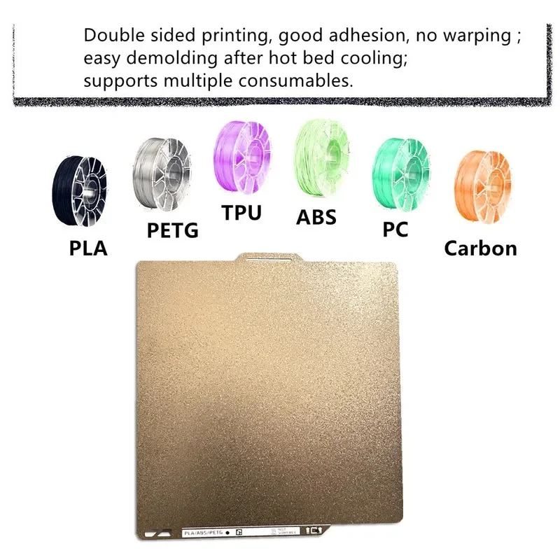 Enhanced Textured Double-Sided PEI Build Plate
