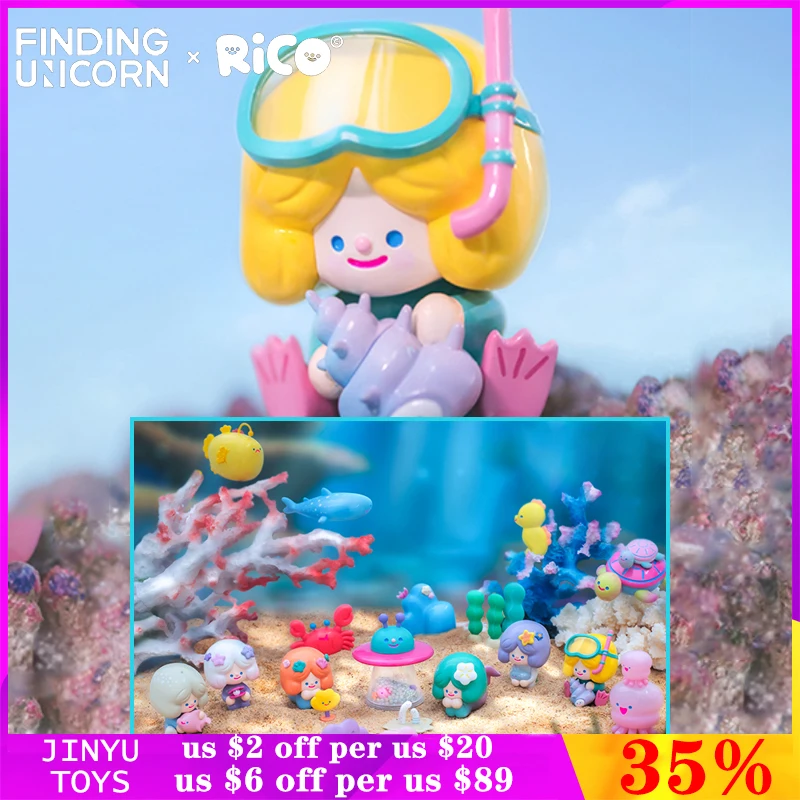 オリジナルリコハッピーシーシリーズブラインドボックスおもちゃ