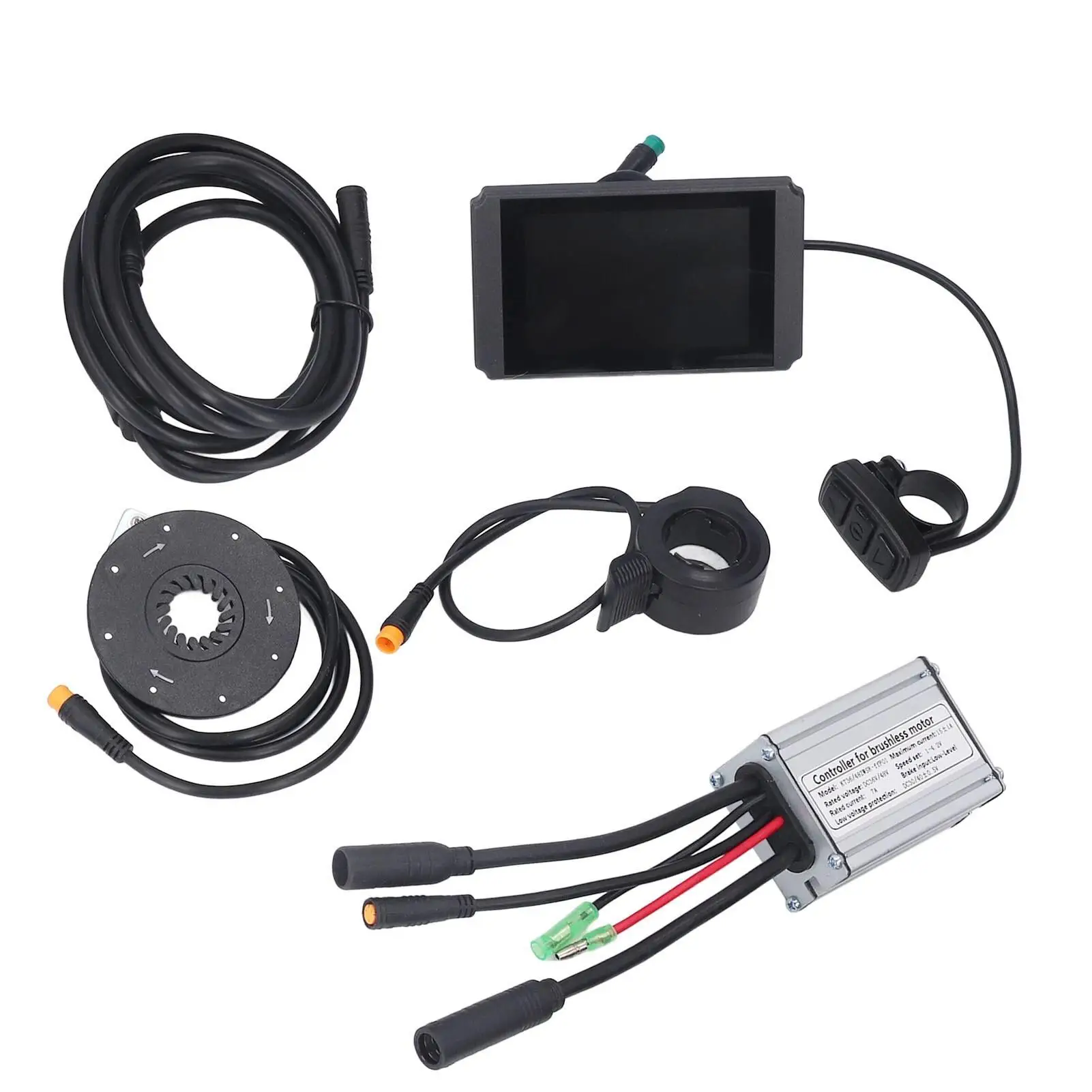 LCD 디스플레이 패널 옵션 포함 전기 자전거 변환 키트, DC 36V, 48V