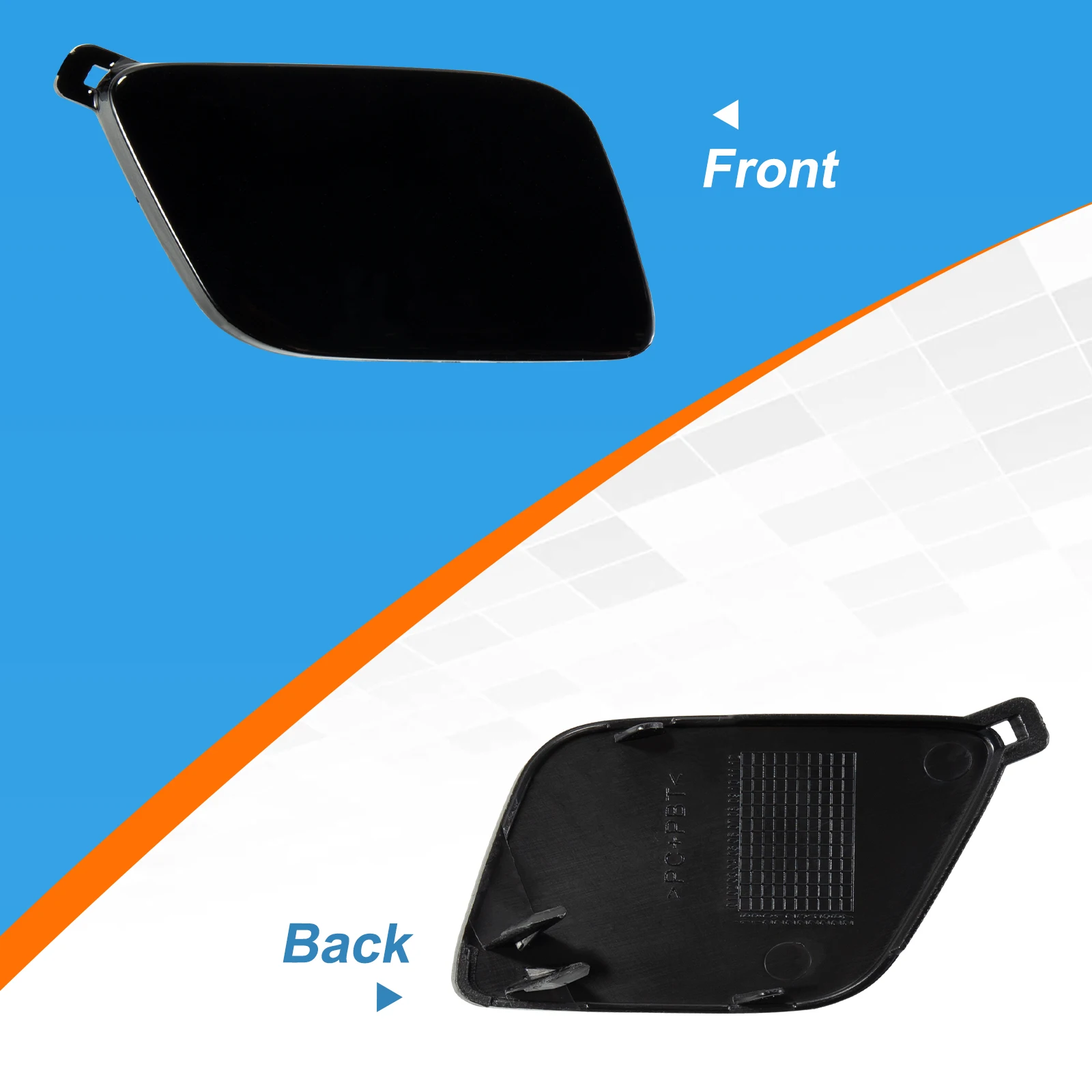 Front Bumper Tow Hook Cover Cap Eye For volvo V40 2012 2013 2014 2015 39814160 31283733 Car Rear Bumper Hook Cover
