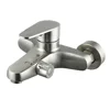 Bathroom Shower Faucet Wall Mounted Stainless Steel Mixer Tap Hot And Cold Water Mixer Triple Shower Tap Bathroom Bathtub Faucet 1