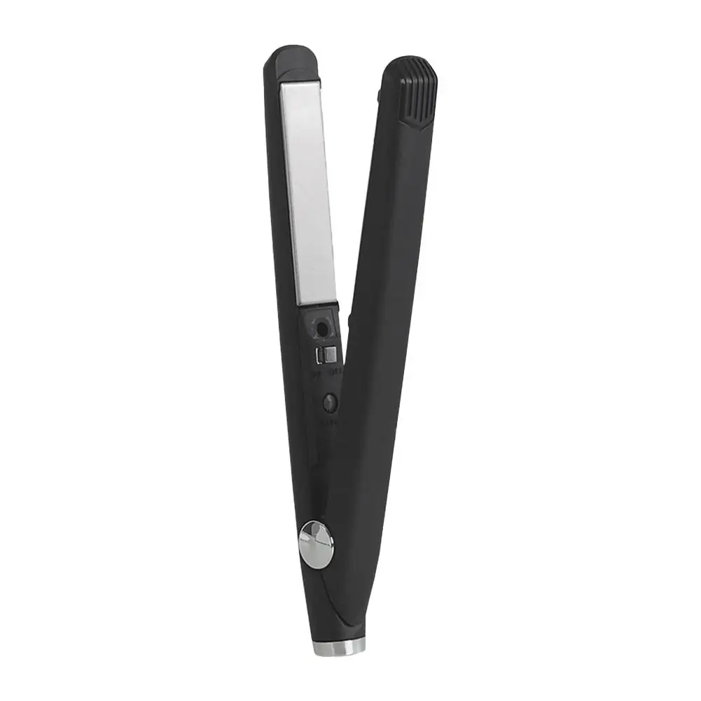 Mini Usb Portable Cordless Hair Straightener Curler Styling Flat Iron Rechargeable Split Professional Curling Straightening V7w7