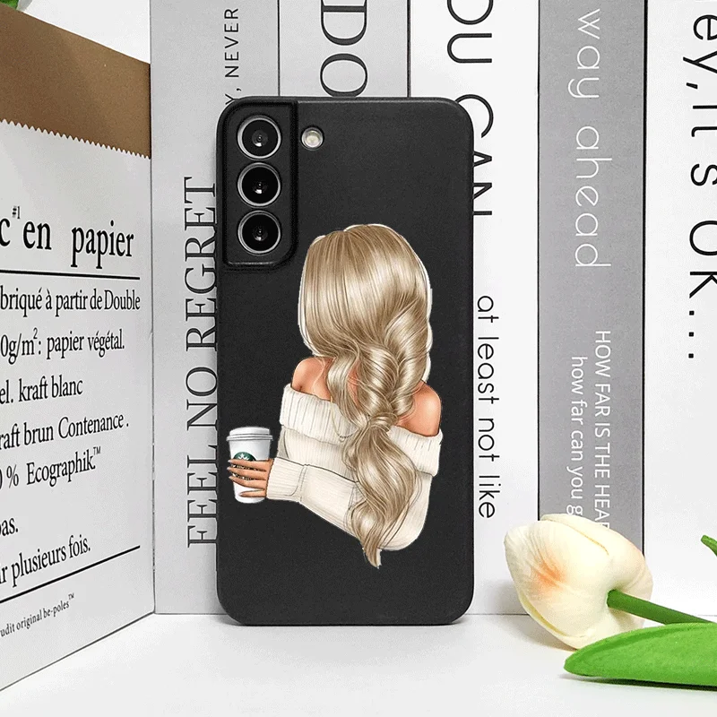 Girl Women Coffee Miss Phone Case for Samsung Galaxy A15 A13 A14 A55 A16 A54 A53 A52 A51 A71 5G Fashion Lady Female Soft Covers 6 Girl Women Coffee Miss Phone Case for Samsung Galaxy A15 A13 A14 A55 A16 A54 A53 A52 A51 A71 5G Fashion Lady Female Soft Covers – Bild 6