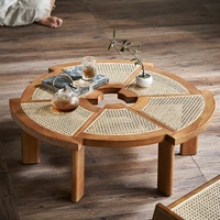 Modern Nordic Wood Coffee Table – Luxury Industrial Design, Standing Clear Simple Unique Couchtisch Furniture - Image 2