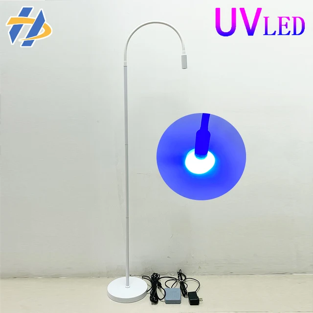 10W High Power UVLED Curing Lamp With Foot Switch Floor Lamp For Fast Drying Of Nail 10W High Power UVLED Curing Lamp With Foot Switch Floor Lamp For Fast Drying Of Nail Polish/Eyelash Glue UV Curing Lamp