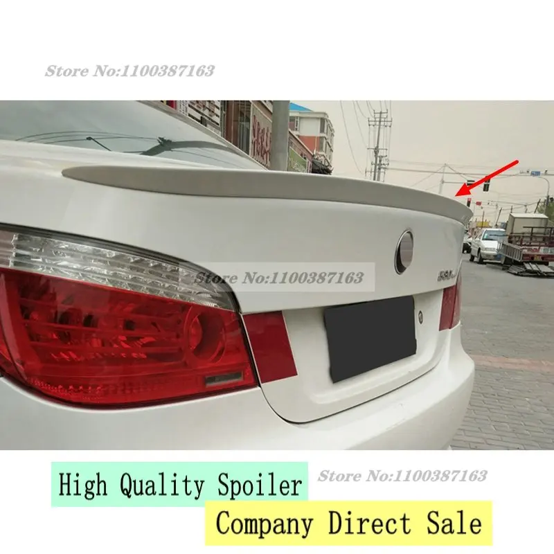 Per Bmw E60 Spoiler Materiale Abs Di Alta Qualità Spoiler Ala Posteriore Per Bmw E60 M5 520 525 528 535 Spoiler 2008-2011