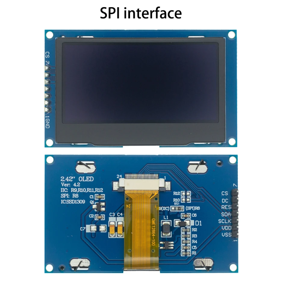 Display OLED 2.42 Pollici 128x64 | Modulo IIC I2C Per Arduino Uno R3 E Microcontrollori - Foto 10