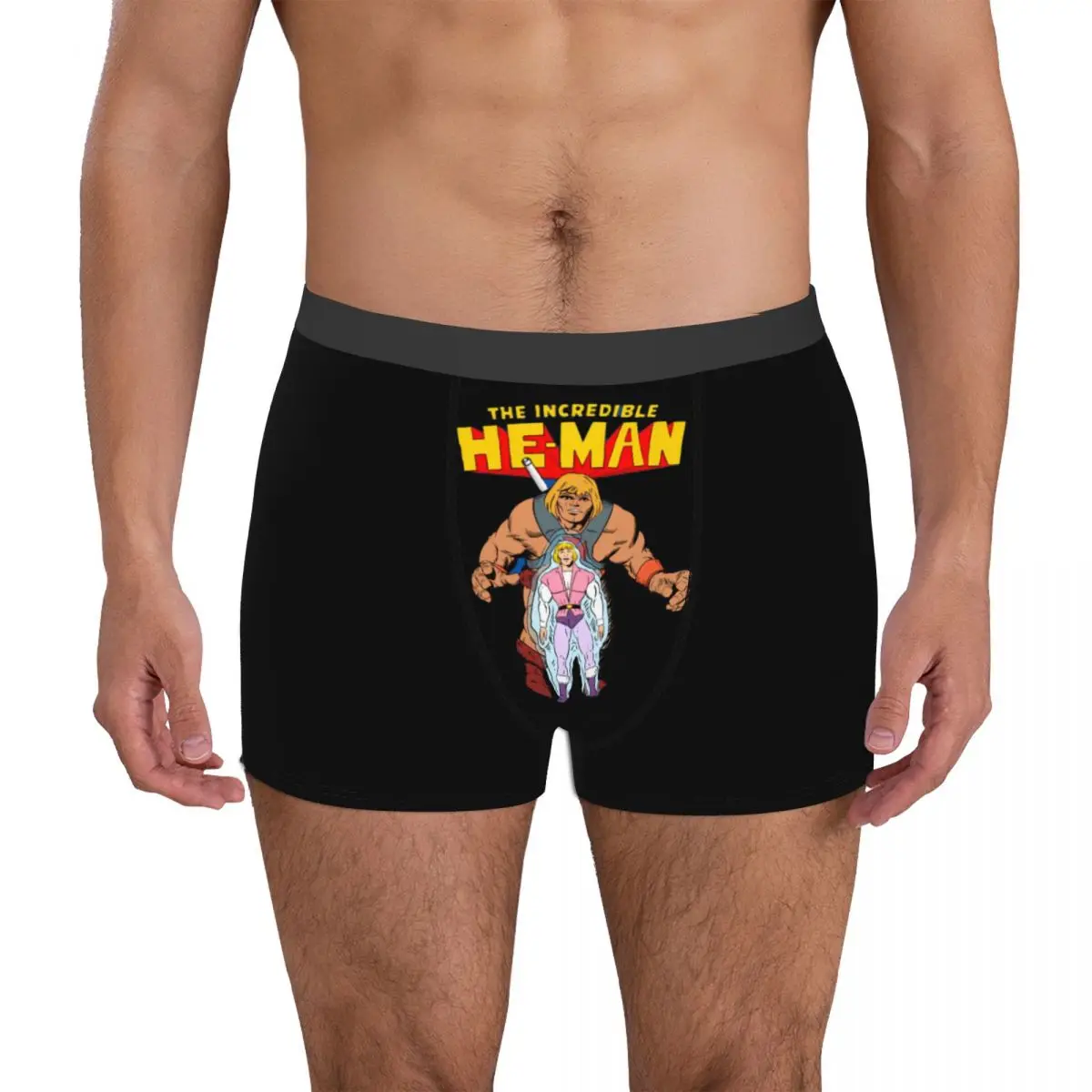 

Underclothes He-Man And The Masters Of The Universe Skeletor Vintage 2 Exotic Men's Boxer Briefs Joke Four Seasons Wearable