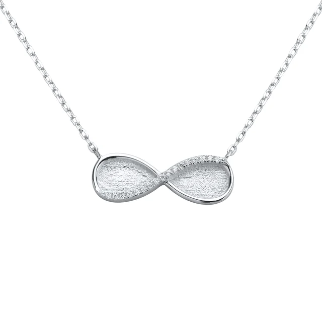 Keepsake Breast Milk Resin Infinity Pendant Settings,Double