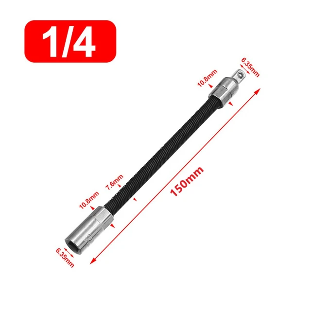 Barre d'extension de clé à cliquet, clé à cliquet, rallonge de douille,  outil de réglage à la main, 1/4 , 3/8, 1/2 , 50mm, 75mm, 100mm, 150mm,  200mm, 250mm - AliExpress