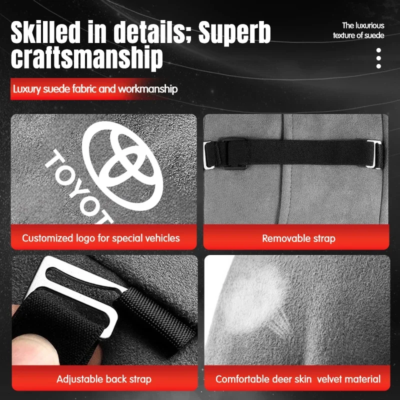 وسادة رقبة بمسند رأس للسيارة ، مسند رأس ، إسفنج مي...