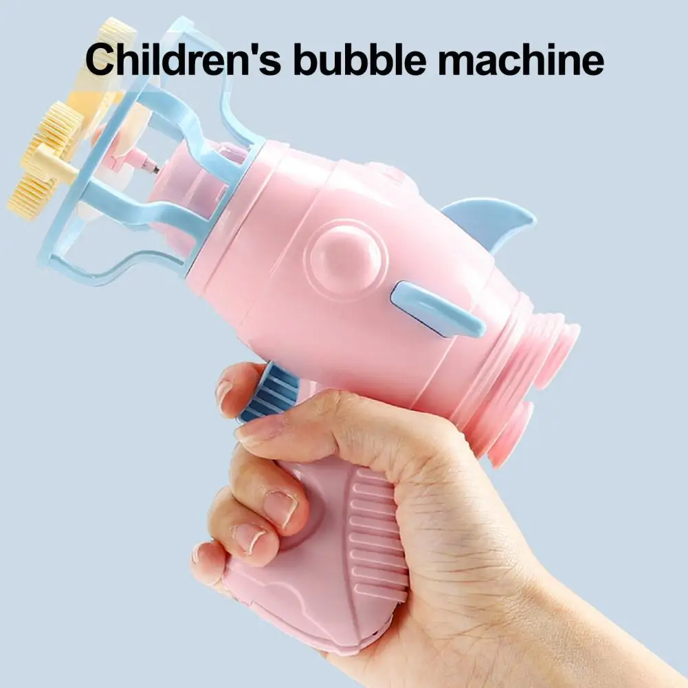 Grasp Easily Bubble Toy Bubble Machine for Toddlers Plastic Cartoon Modeling Indoor Outdoor Bubble Guns With 50ml Bubble Liquid gatling bubble gun toys summer automatic soap water bubble machine for children toddlers indoor outdoor hot toy wedding