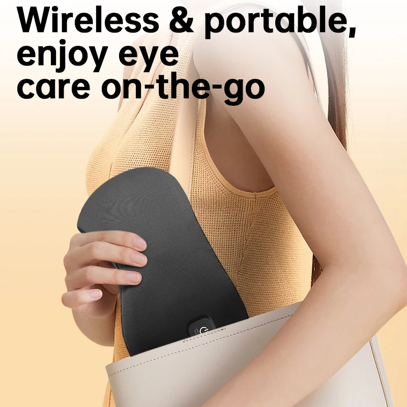 Smart Timing Heated Eye Mask Rechargeable Electric Warm Compress for Dry Eyes Sleeping Mask Eye Relief