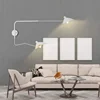 Nordic rotating long pole LED wall lamp creative lighting fixture for living room, bedroom, dual head lighting wall lamp 2