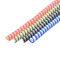 Spiral Cable Protector Set - 4 Pack, 4.6 Feet Each (B)