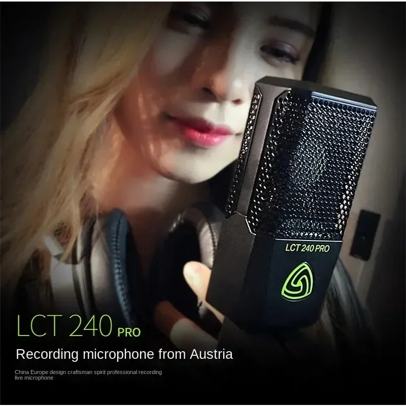LEWITT LCT 240 Pro Live Broadcast Large Diaphragm Box Condenser Microphone Set Professional Recording and Singing of Host Radio