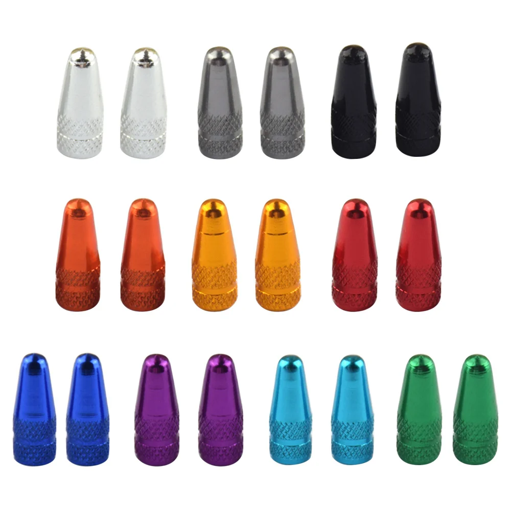 

Bicycle Valve Caps Presta Small French Style Aluminum Alloy Portative Durable Valve Caps Presta for Bikes Bicycle MTB
