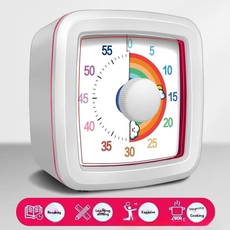 Illuminated Visual Countdown Timer - 60-Minute Educational and Productivity Tool
