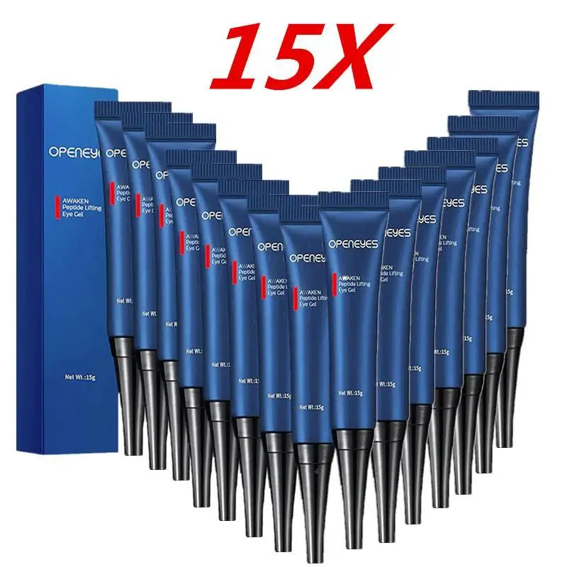15X Openeyes Awaken Peptide Lifting Eye Gel Men Eye Cream Idratante Sotto Gli Occhi Crema Per Il Gonfiore Delle Occhiaie Linee Sottili Eye