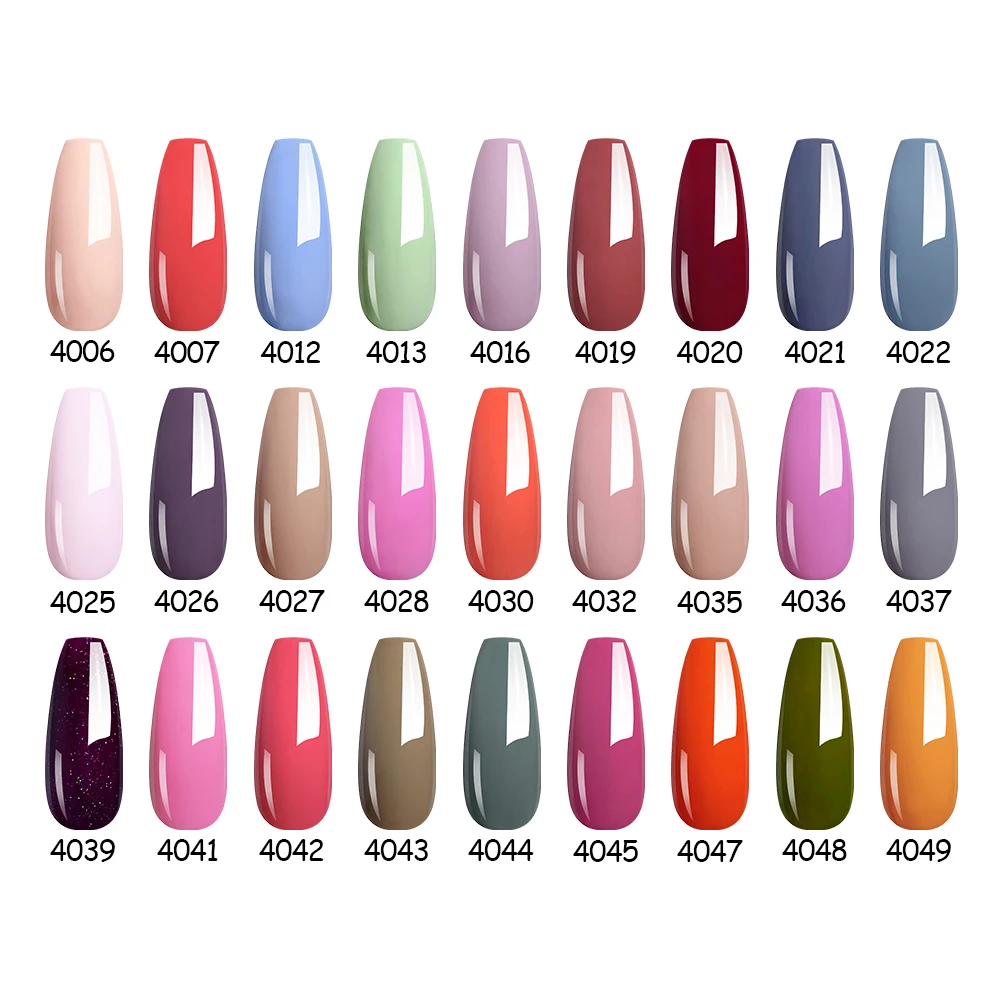 NAILCO Smalto per unghie gel 8ml 81 colori Vernice gel UV Soak Off LED e UV Unghie Manicure Design fai da te Vernici per nail art Gel Lacquer Coat - immagine 3