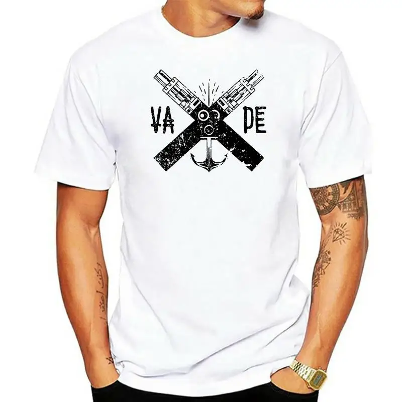 Vape Anchor Vaporizzatore Vaping Life Juice Smoke T-Shirt Grigia Da Uomo