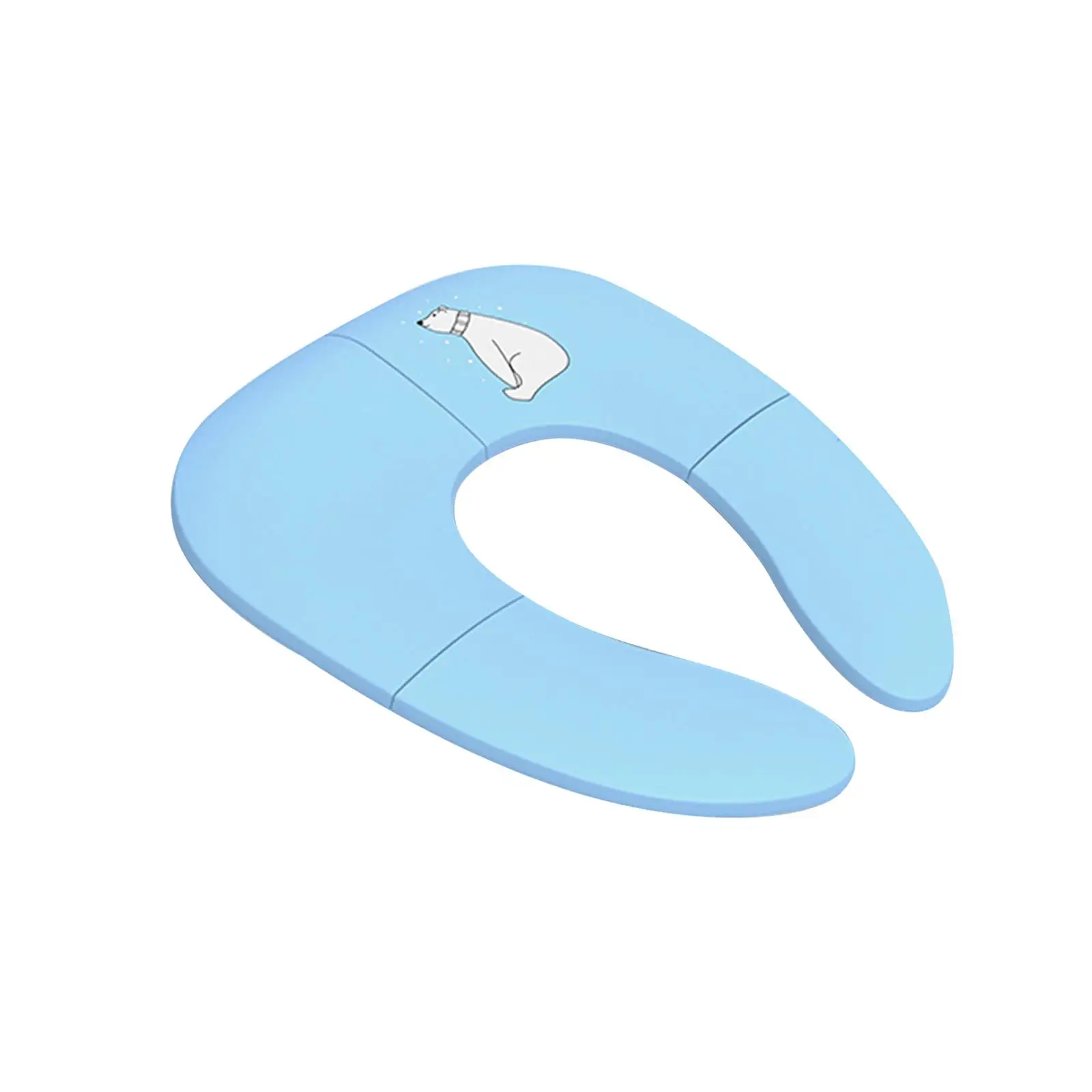 Toilet Seat pad Non Slip Reusable for Round and Oval Toilets Kids Boys