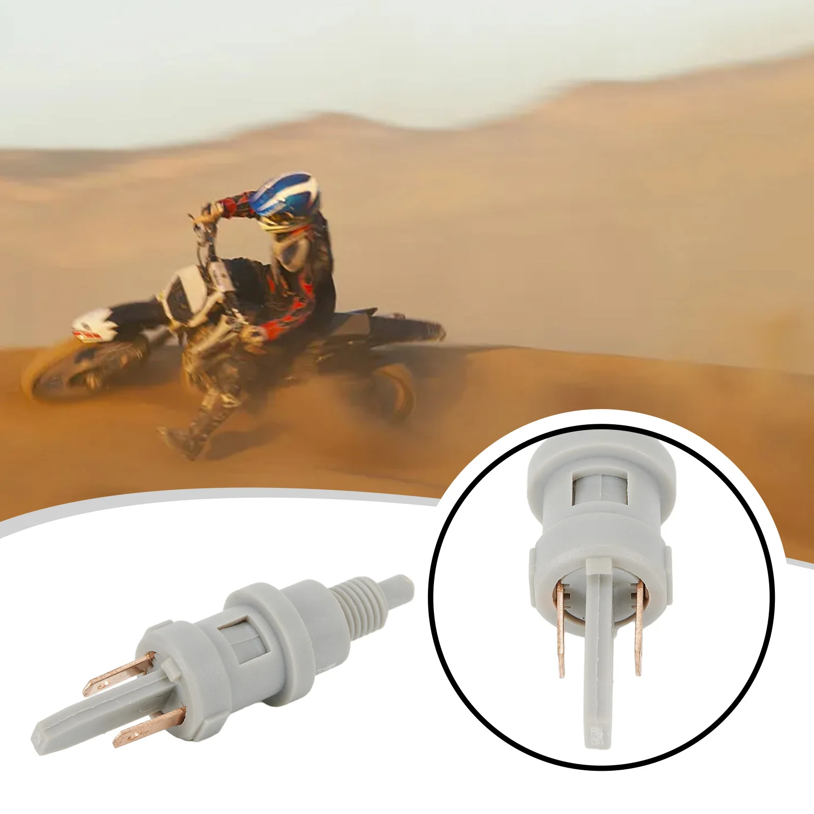 Motorcycle Brake Light Switch 6mm Motorcycle Brake Clutch Switch Motorbike Front Rear Light Rear Brake Switch Copper Plug Off-road Vehicle Accessory