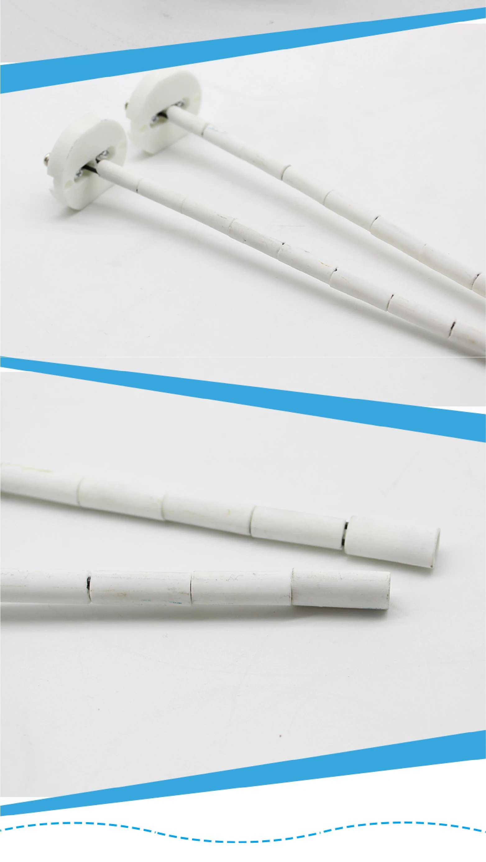WRN-010 K Type High Temp Thermocouple Sensor 2mm Dia Ceramic Probe 0-1300C for R