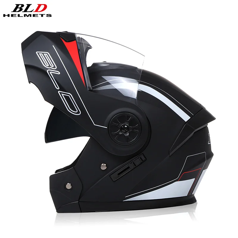 

BLD-161 Modular Motorcycle Helmet Full Face Dual Lens Motocross Racing Helmet Flip Up Men Women Casco Moto DOT Approved Capacete