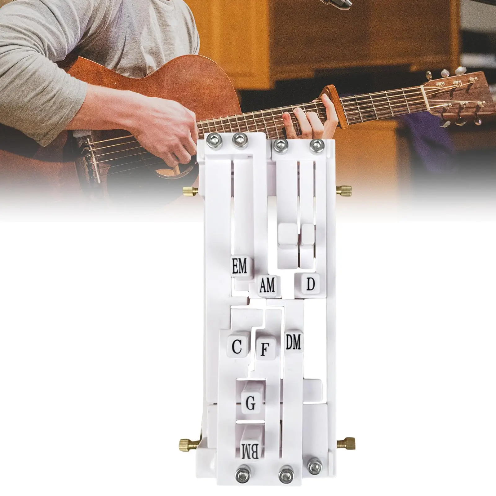 

Guitar Aid Chords Useful Portable Guitar Learning System Teaching Practical for Acoustic Guitar Adults Kids Friends Family