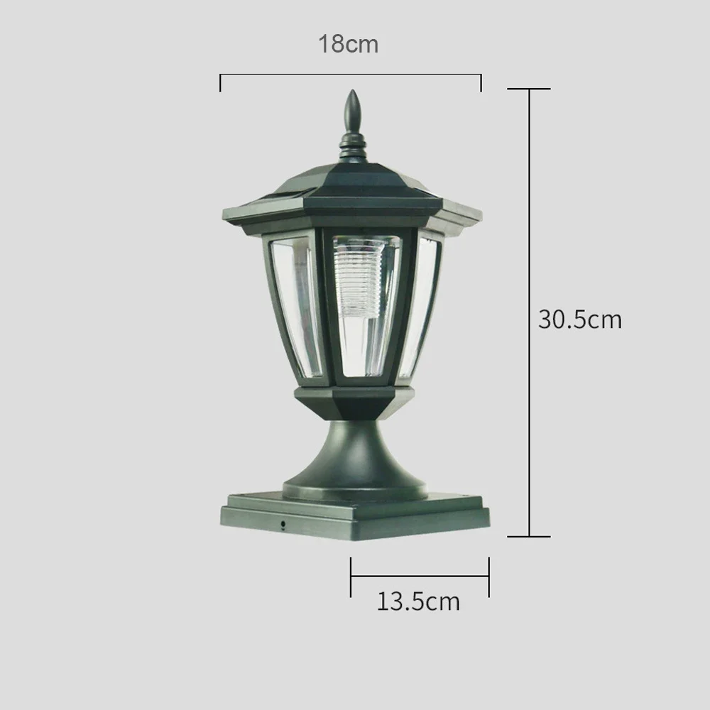 2PCS Solar Light Fence Light IP65 Outdoor Solar Lamp for Garden Decoration Gate Fence Wall Courtyard Cottage Lamp