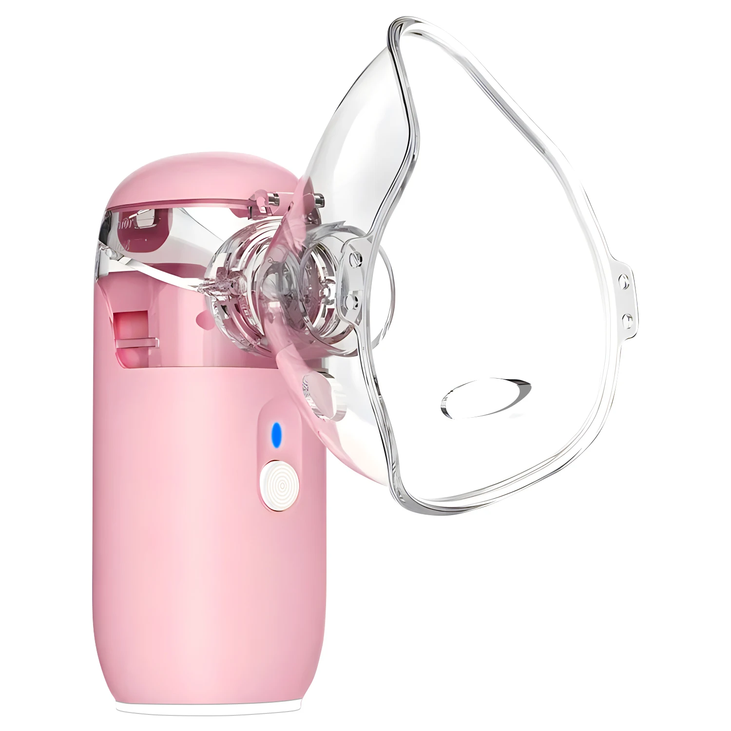Mini Portable Nebulizer Silent Handheld Inhaler Ultrasonic Nebulizer Medical Grade Atomizer for Cough Asthma Baby Kids Adult Mesh Nebulizer Medical Nebulizer Asthma Inhaler Spacer