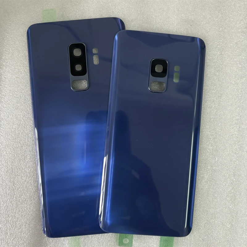 Samsung Phone Case Phone Back Cover Glass Battery Cover Glass Phone Back Cover Camera Lens Cover Phone Camera Lens Battery Back Cover Rear Door Glass Panel Housing Case Camera Lens Replace for Samsung Galaxy S9 G960 / S9 Plus G965 SM-G965F