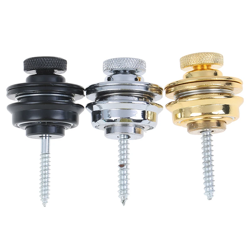 Sangles De Guitare à Verrouillage Rapide – 2 Pack, En Métal | Pour Guitare électrique, Basse, Acoustique | Sécurité Et Changement Facile