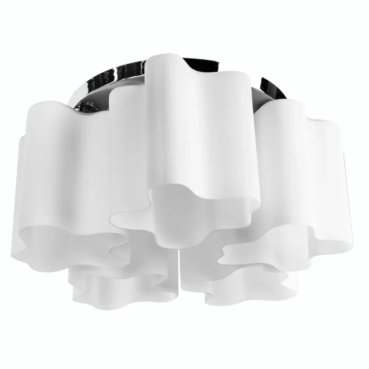 

Abajur Lamparas De Techo Colgante LED E27 Ceiling Light Brief Fashion Lamps Bedroom Glass Rling Clouds Ceiling Light